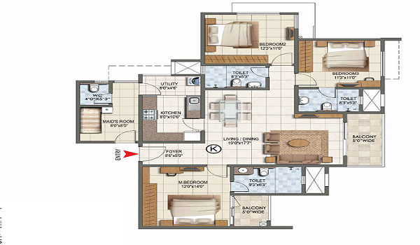 Prestige High Fields Floor Plan